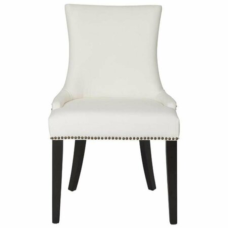 SAFAVIEH Lester White Dining Chair- - 36.4 x 24.8 x 22 in., 2PK MCR4709M-SET2